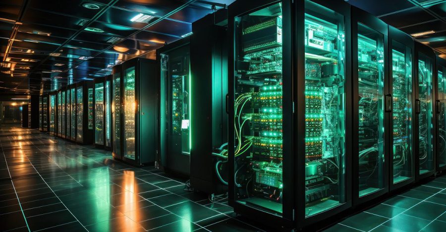 Data center operation with high-performance networking gear. Data center operation with high-performance networking gear.